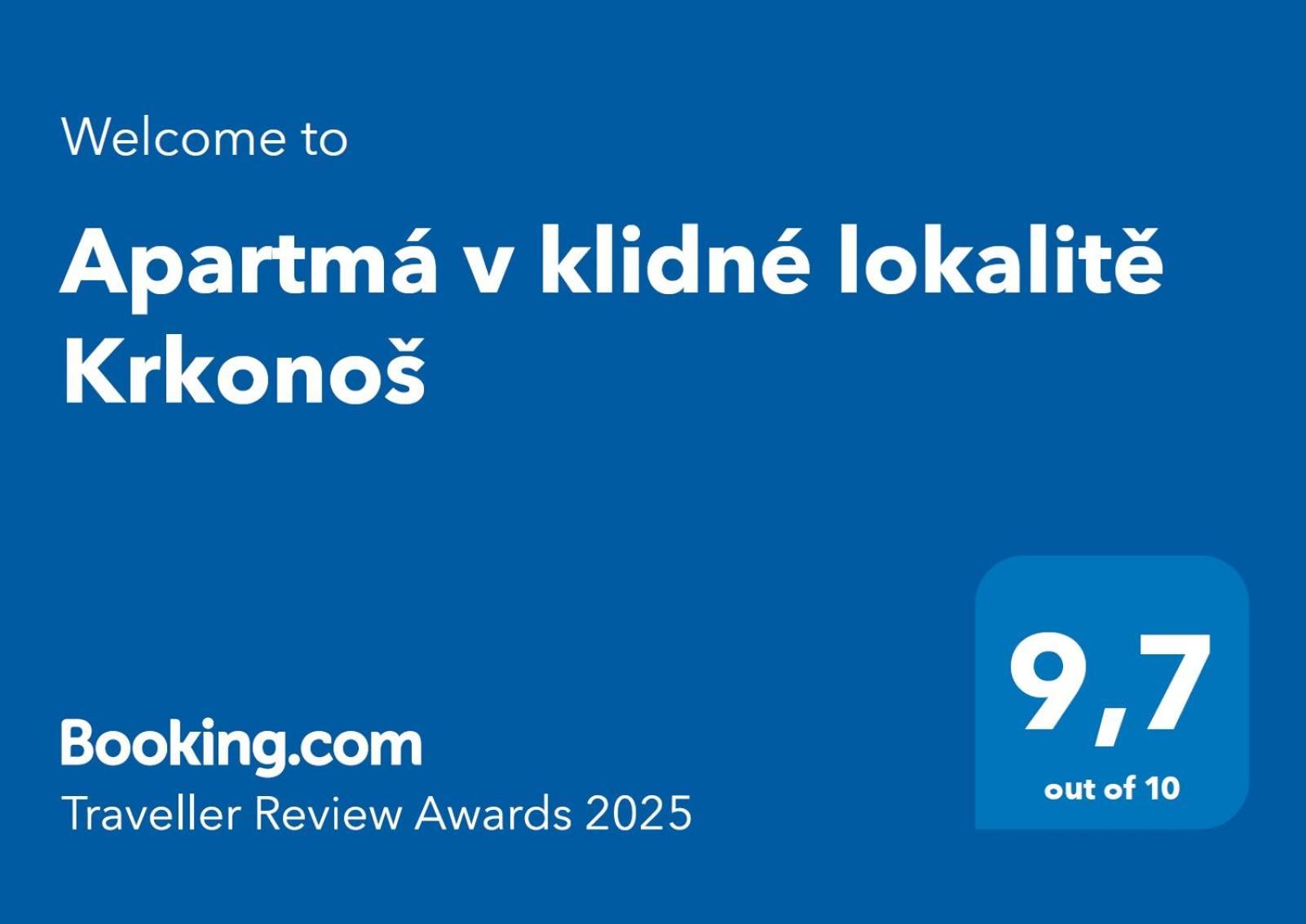 Apartma V Klidne Lokalite Krkonos 派克波特斯耐兹库 外观 照片